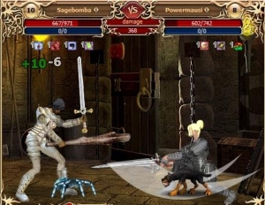 Fight in the online browser game Legend: Legacy of the Dragons